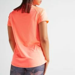 Exercise & Fitness Apparel Domyos 500, Fitness Cardio Training T-Shirt, Women's