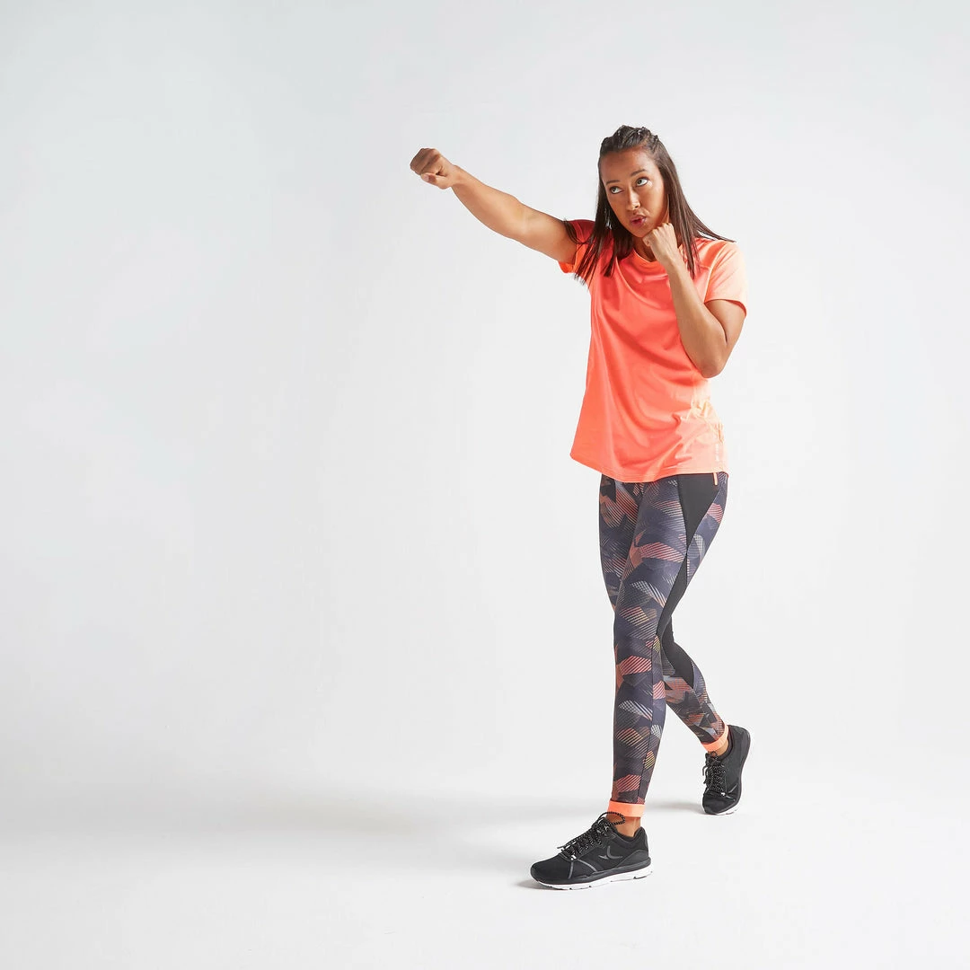 Exercise & Fitness Apparel Domyos 500, Fitness Cardio Training T-Shirt, Women's