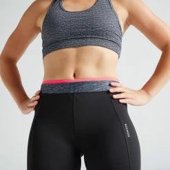 Domyos 100, Fitness Cardio Training 7/8 Leggings, Women's Exercise & Fitness Apparel