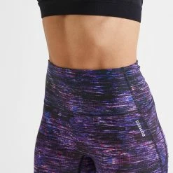 Domyos Exercise & Fitness Apparel FTI500A, High-Waisted Shaping Fitness Leggings, Women's