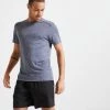 Domyos Moisture-Wicking Fitness T-Shirt, Men's Exercise & Fitness Apparel