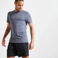 Domyos Moisture-Wicking Fitness T-Shirt, Men's Exercise & Fitness Apparel