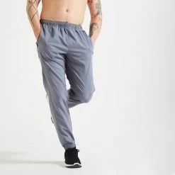 Domyos 120, Eco-Friendly Fitness Pants, Men's