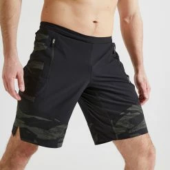 Exercise & Fitness Apparel Domyos FST 500, Mens Fitness Cardio Training Shorts