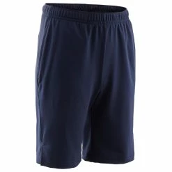 Domyos S500, Synthetic Breathable Gym Shorts, Kids'