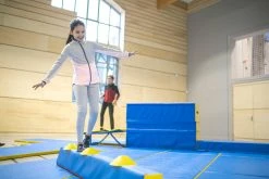 Domyos S500, Warm Breathable Synthetic Gym Tracksuit, Girls' Exercise & Fitness Apparel