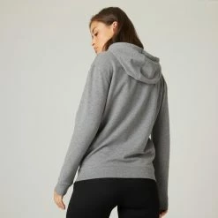 Domyos 500, Fitness Hoodie, Women's Exercise & Fitness Apparel