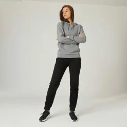 Domyos 500, Fitness Hoodie, Women's Exercise & Fitness Apparel