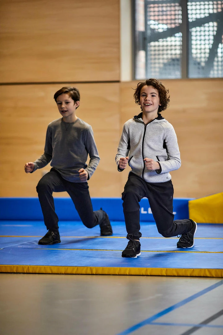 Exercise & Fitness Apparel Domyos 100, Gym Sweatshirt, Boys'