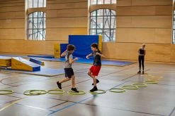 Exercise & Fitness Apparel Domyos S500, Breathable Synthetic Short-Sleeved Gym T-Shirt, Kids'