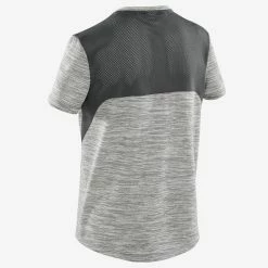 Exercise & Fitness Apparel Domyos S500, Breathable Synthetic Short-Sleeved Gym T-Shirt, Kids'