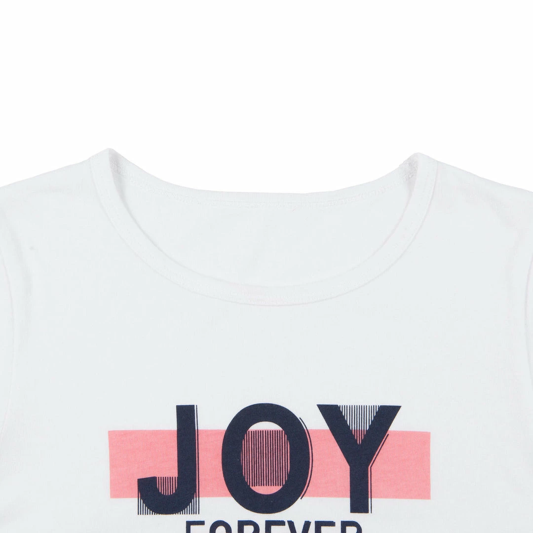 Domyos 100, Recycled Short-Sleeved Gym T-Shirt, Kids' Exercise & Fitness Apparel