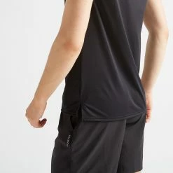 Domyos FTS 100, Cardio Workout T-Shirt, Men's Exercise & Fitness Apparel