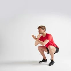 Domyos FTS 100, Cardio Workout T-Shirt, Men's Exercise & Fitness Apparel