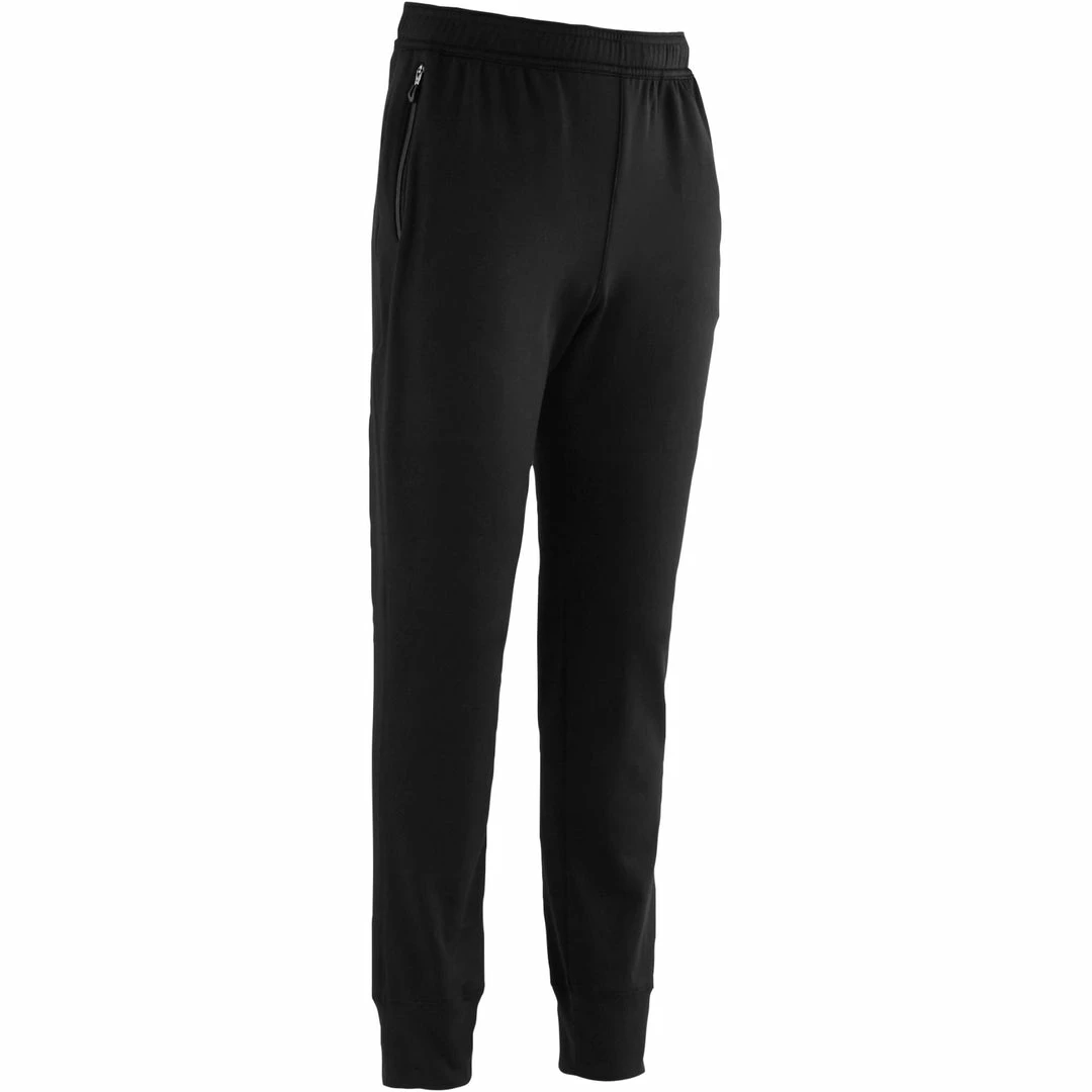 Domyos S500, Warm Regular-Fit Breathable Synthetic Gym Pants, Kids' Exercise & Fitness Apparel