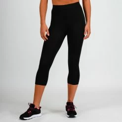 Domyos Exercise & Fitness Apparel Women's Cardio Fitness Cropped Bottoms 100