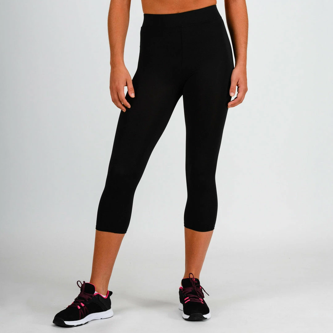 Domyos Exercise & Fitness Apparel Women's Cardio Fitness Cropped Bottoms 100