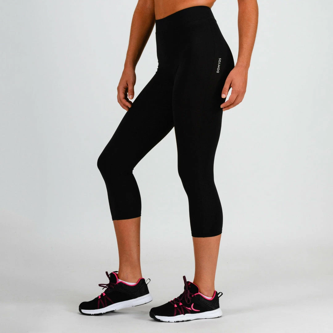 Domyos Exercise & Fitness Apparel Women's Cardio Fitness Cropped Bottoms 100