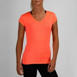 Domyos 100, Cardio Workout T-Shirt, Women's Exercise & Fitness Apparel