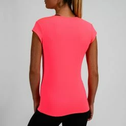 Domyos 100, Cardio Workout T-Shirt, Women's Exercise & Fitness Apparel