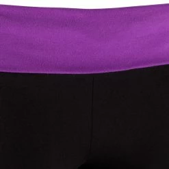 Domyos Women's Organic Cotton Yoga Leggings - Gray/Coral