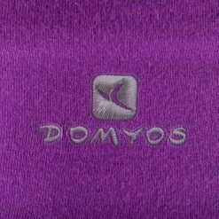 Domyos Women's Organic Cotton Yoga Leggings - Gray/Coral