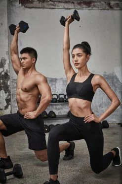 Corength Domyos Weight Training Hex Dumbbell 11 Lbs Weight Training Gear