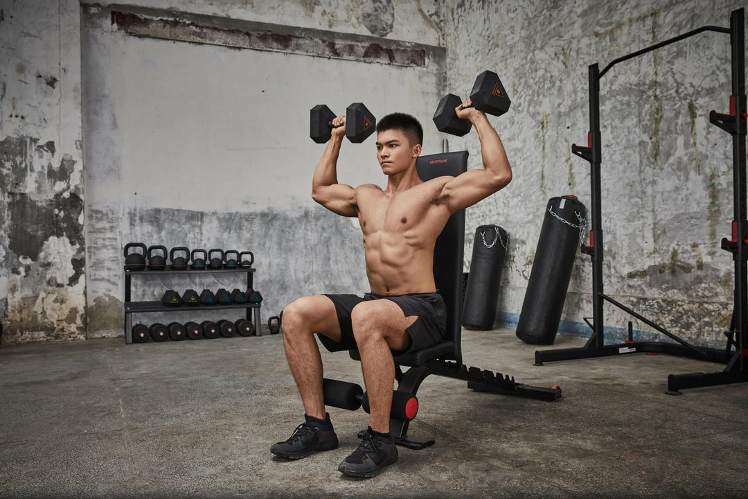 Corength Domyos Weight Training Hex Dumbbell 11 Lbs Weight Training Gear