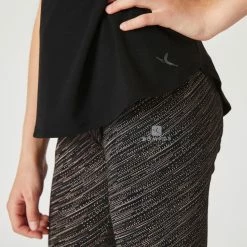 Domyos Breathable Cotton Gym Leggings, Girls' Exercise & Fitness Apparel