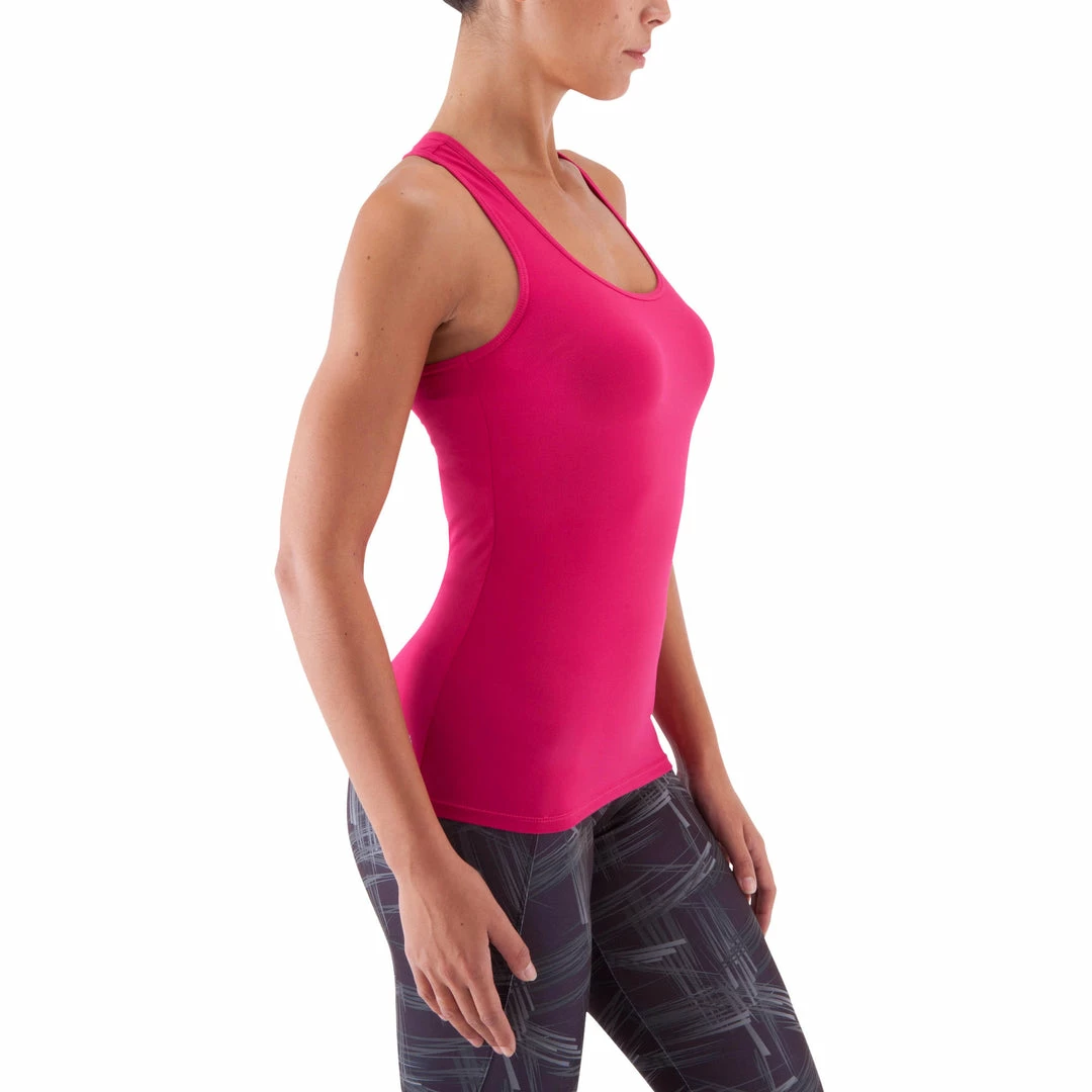 Domyos Exercise & Fitness Apparel My Top Women's Fitness Tank Top - Dark Pink