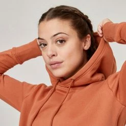 Domyos Exercise & Fitness Apparel Essentials Collection, Soft Cotton Fitness Hoodie, Women’s