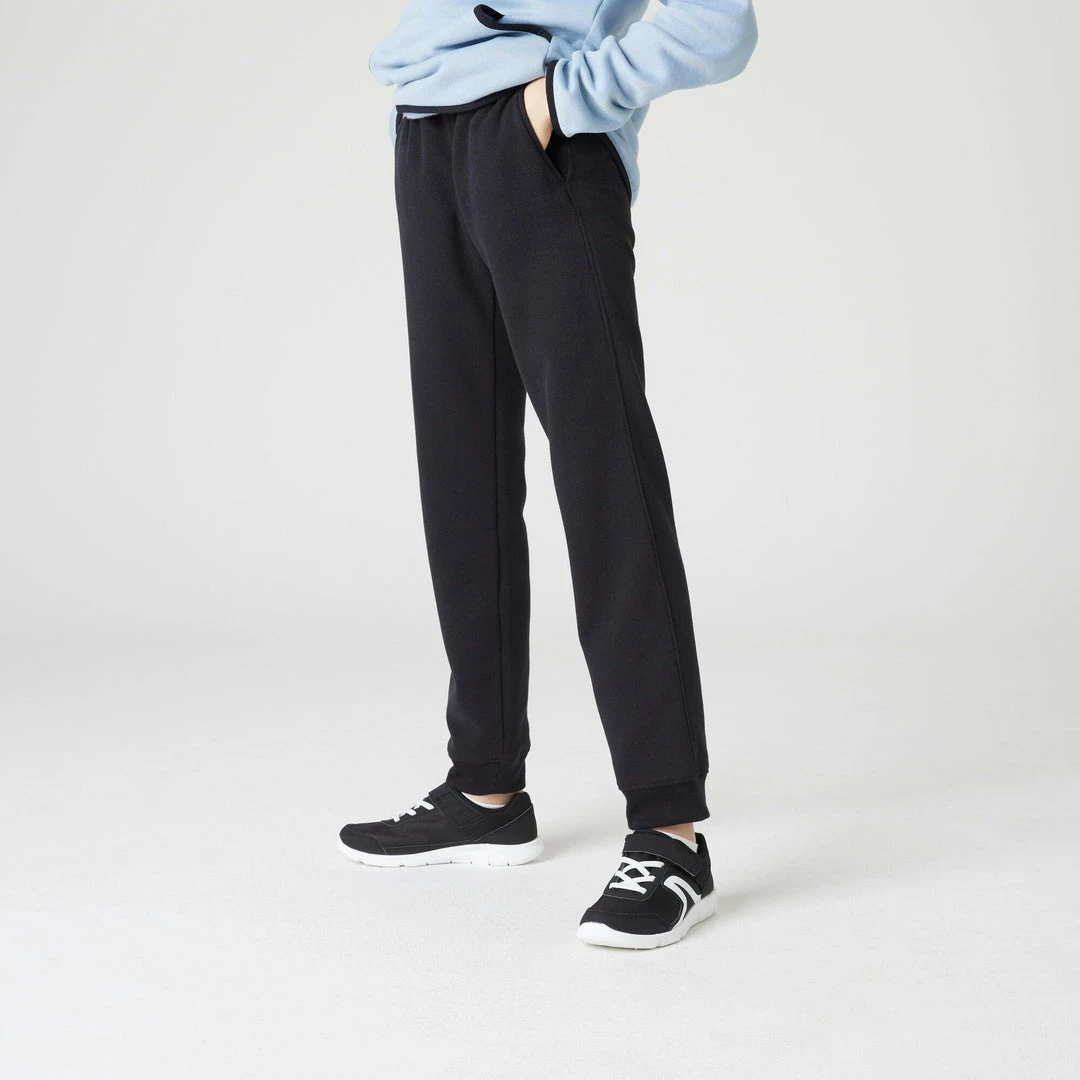 Domyos 100, Basic Jogging Pants With Pockets, Kids'