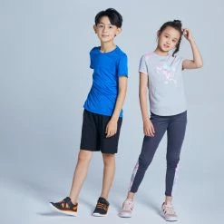 Domyos W500, Breathable Gym Shorts, Boys'