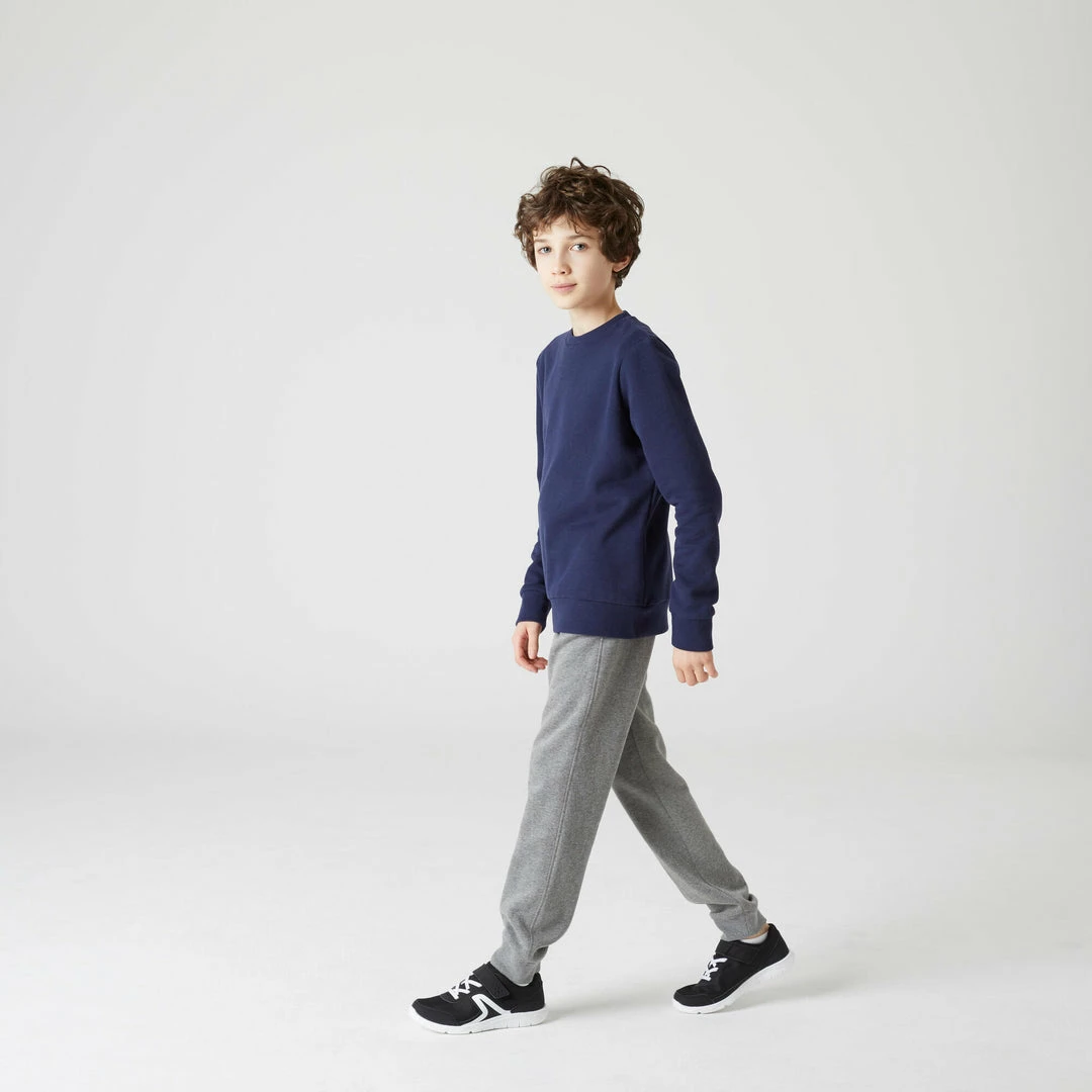 Domyos 100, Basic Jogging Pants With Pockets, Kids'