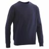 Domyos Quechua 100, Warm Crew-Neck Gym Sweatshirt, Boys' Exercise & Fitness Apparel