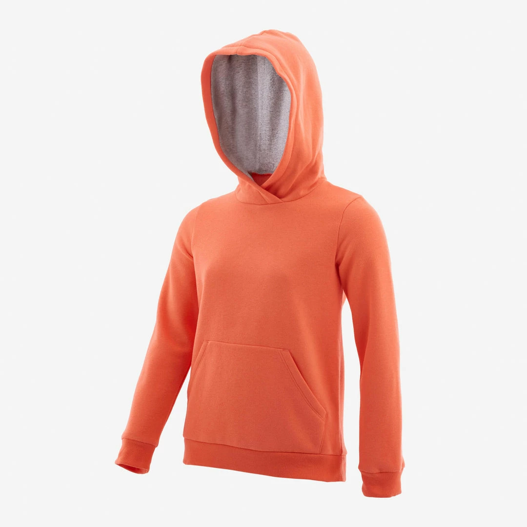 Domyos 100, Warm Fleece Gym Hoodie, Girls'
