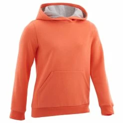 Domyos 100, Warm Fleece Gym Hoodie, Girls'