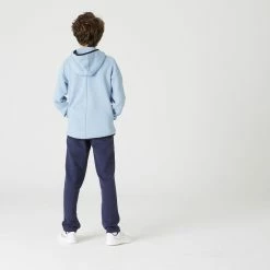 Domyos 100, Warm Gym Hoodie, Boys'