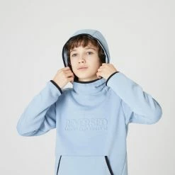 Domyos 100, Warm Gym Hoodie, Boys'