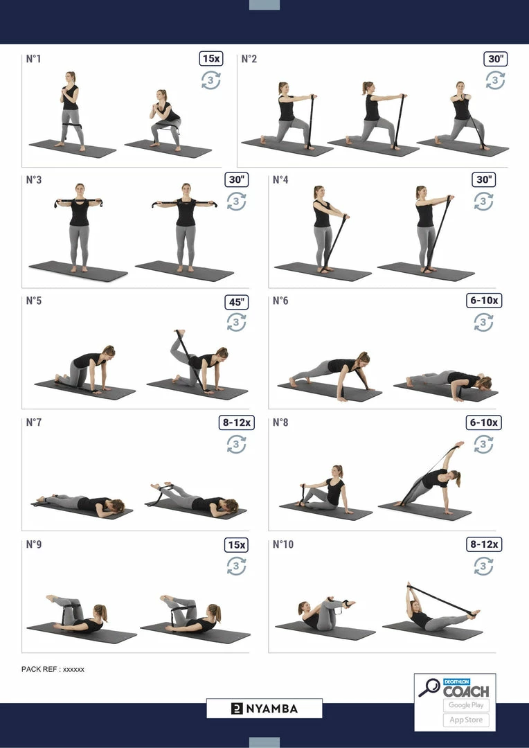 Domyos Exercise & Fitness Apparel High Resistance Fabric Fitness Band