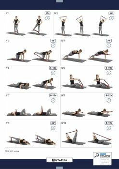 Domyos Fitness Medium Resistance Fabric Band Exercise & Fitness Apparel