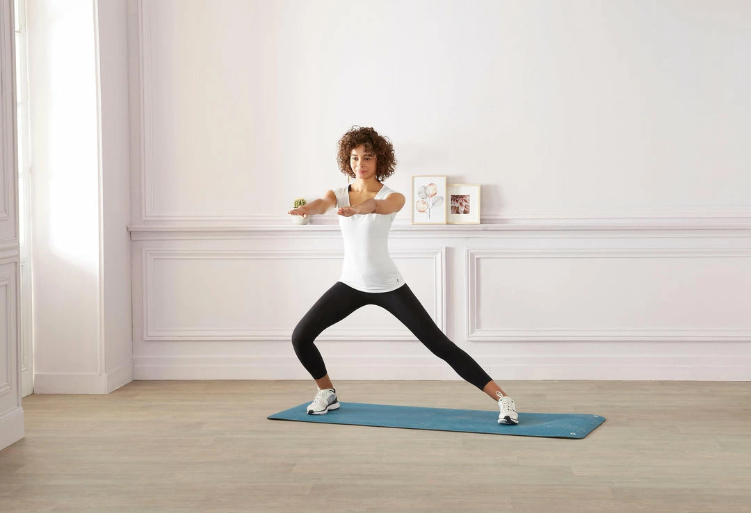 Domyos 520, Thick Yoga Exercise Mat, 67" X 24" X 8mm Exercise & Fitness Apparel