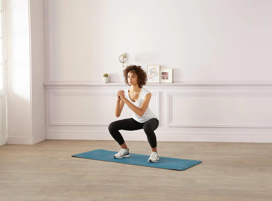 Domyos 520, Thick Yoga Exercise Mat, 67" X 24" X 8mm Exercise & Fitness Apparel