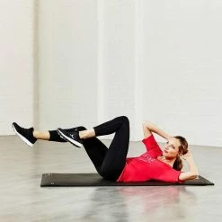 Domyos Shape+ Women's Fitness Flat-Stomach 7/8 Leggings - Black