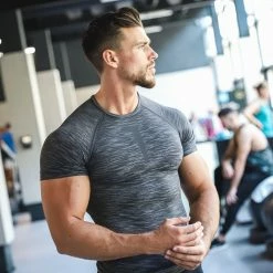 Domyos, Compression Workout T-Shirt, Men's