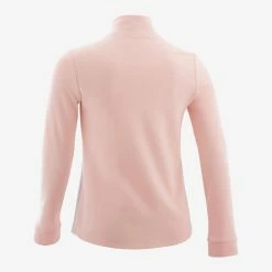 Domyos 100, Warm French Terry Gym Jacket, Girls'