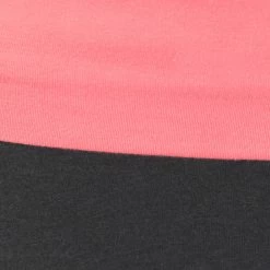 Domyos Women's Organic Cotton Yoga Leggings - Gray/Coral