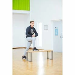 Domyos Gym & Pilates Slim-Fit Brushed Jersey Bottoms