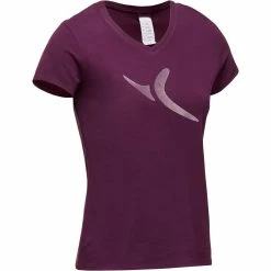 Domyos, Short-Sleeved Gym & Pilates T-Shirt, Women's Exercise & Fitness Apparel