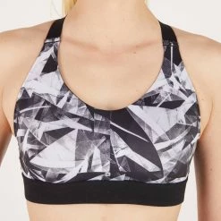 Domyos Exercise & Fitness Apparel Women's Cardio Fitness Zip-Up Bra Energy 500